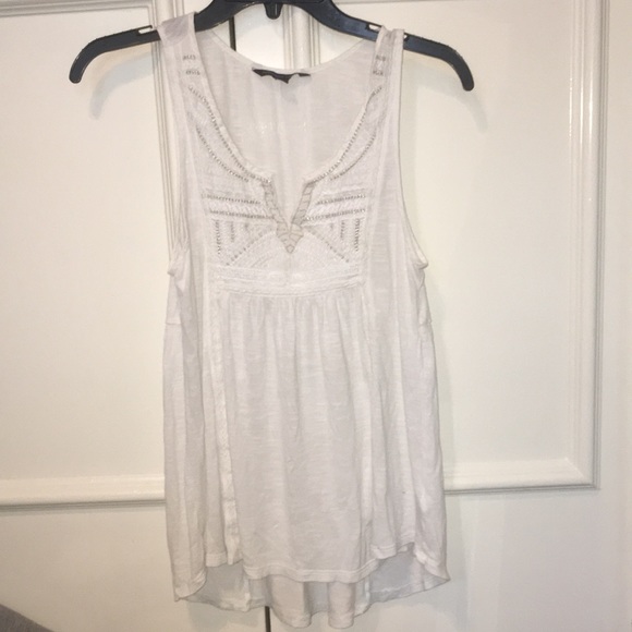 White Embroidered Tank - Picture 3 of 3